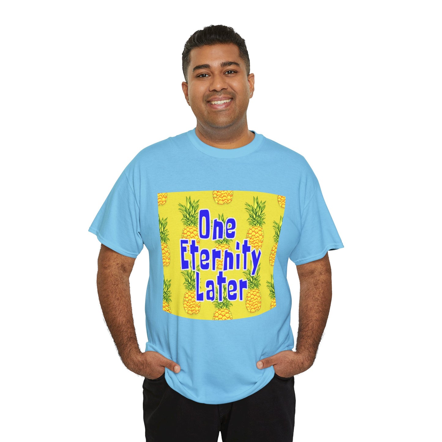 One Eternity Later, Unisex Heavy Cotton Tee, SpongeBob, cartoons, t-shirt, t-shirts, tshirt, png, funny, kids, GraphicTees