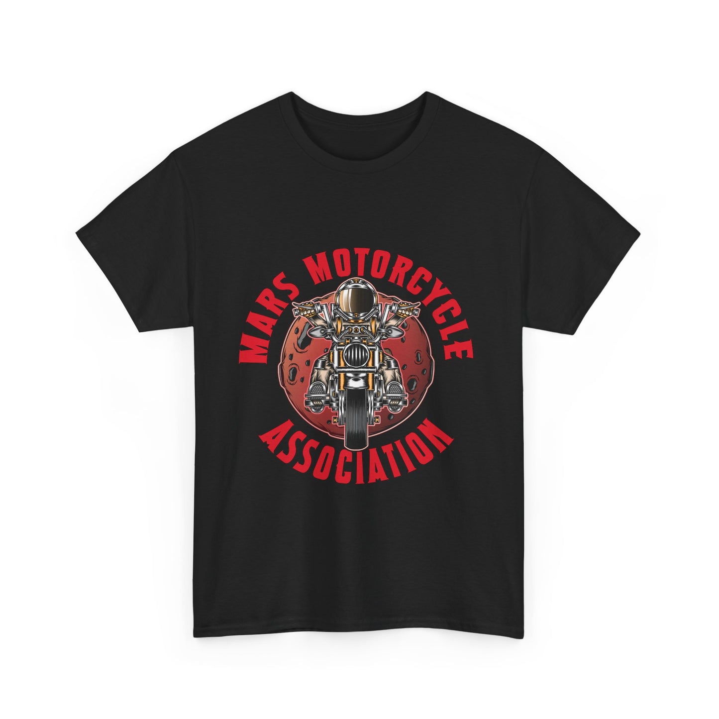 Mars Motorcycle Association Unisex Heavy Cotton Tee - Perfect Gift for Bikers