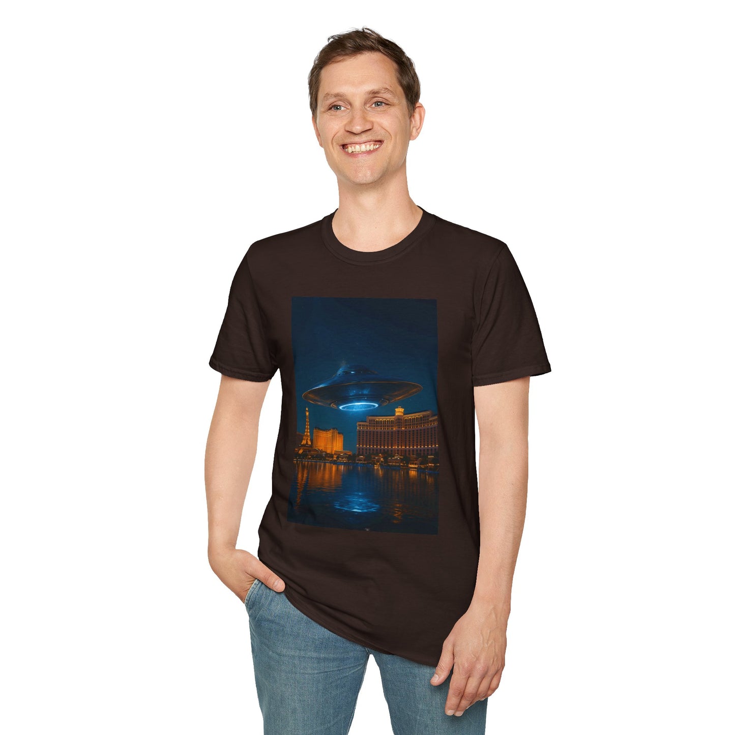 Mysterious UFO Over Vegas Unisex T-Shirt