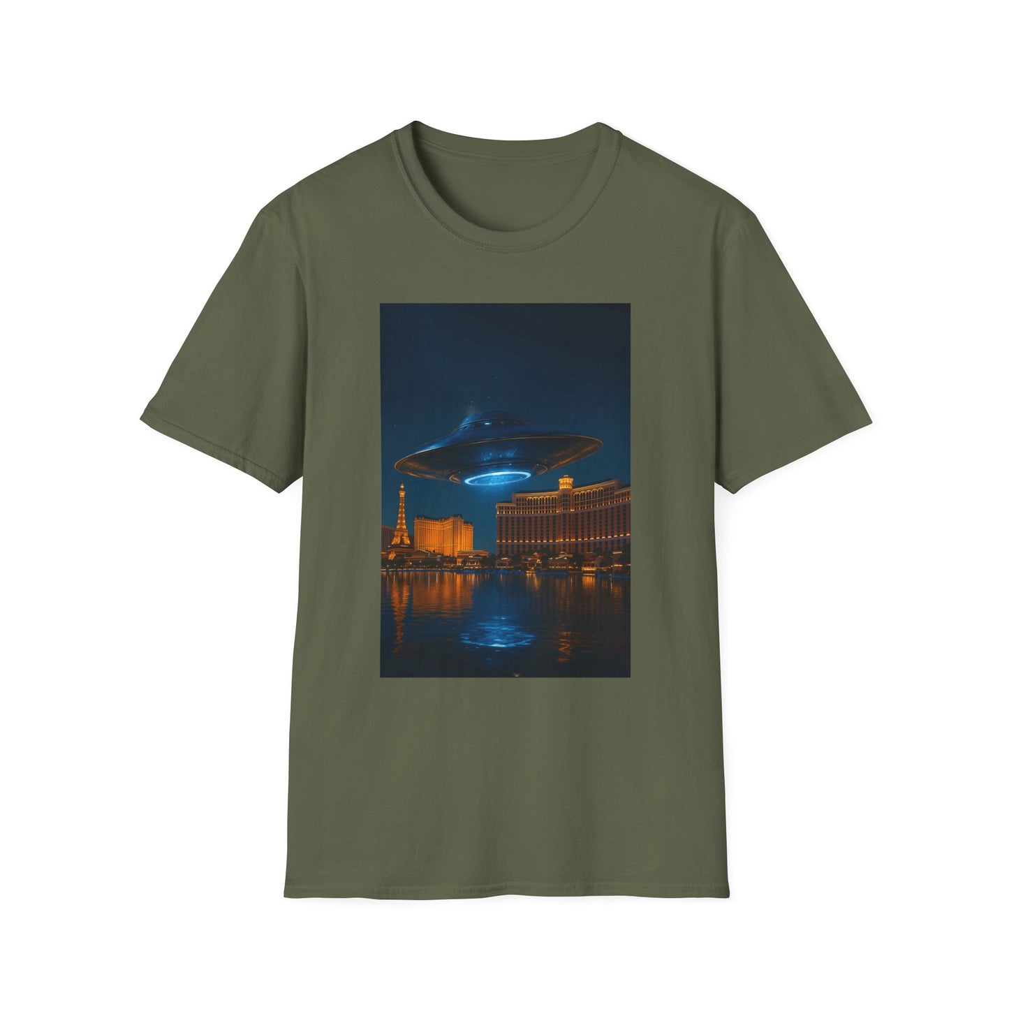 Mysterious UFO Over Vegas Unisex T-Shirt