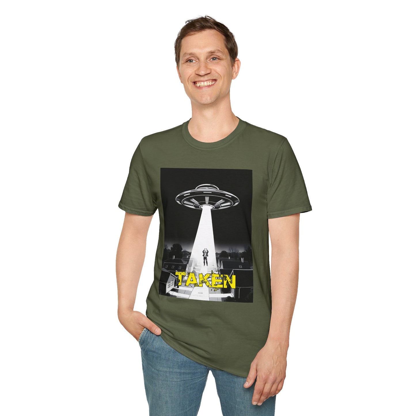 Taken 2, Alien Abduction, T-Shirt, UFO Lovers Tee, Sci-Fi Graphic, Unisex Casual Wear, Gift for Space Enthusiasts, graphic tees, t-shirts