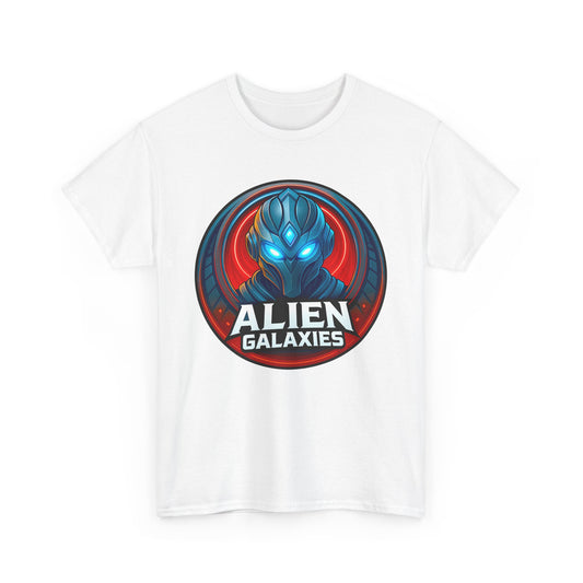 Alien Galaxies T-Shirt — Sci‑Fi Alien Emblem Tee, unisex, t-shirt, png, graphic design