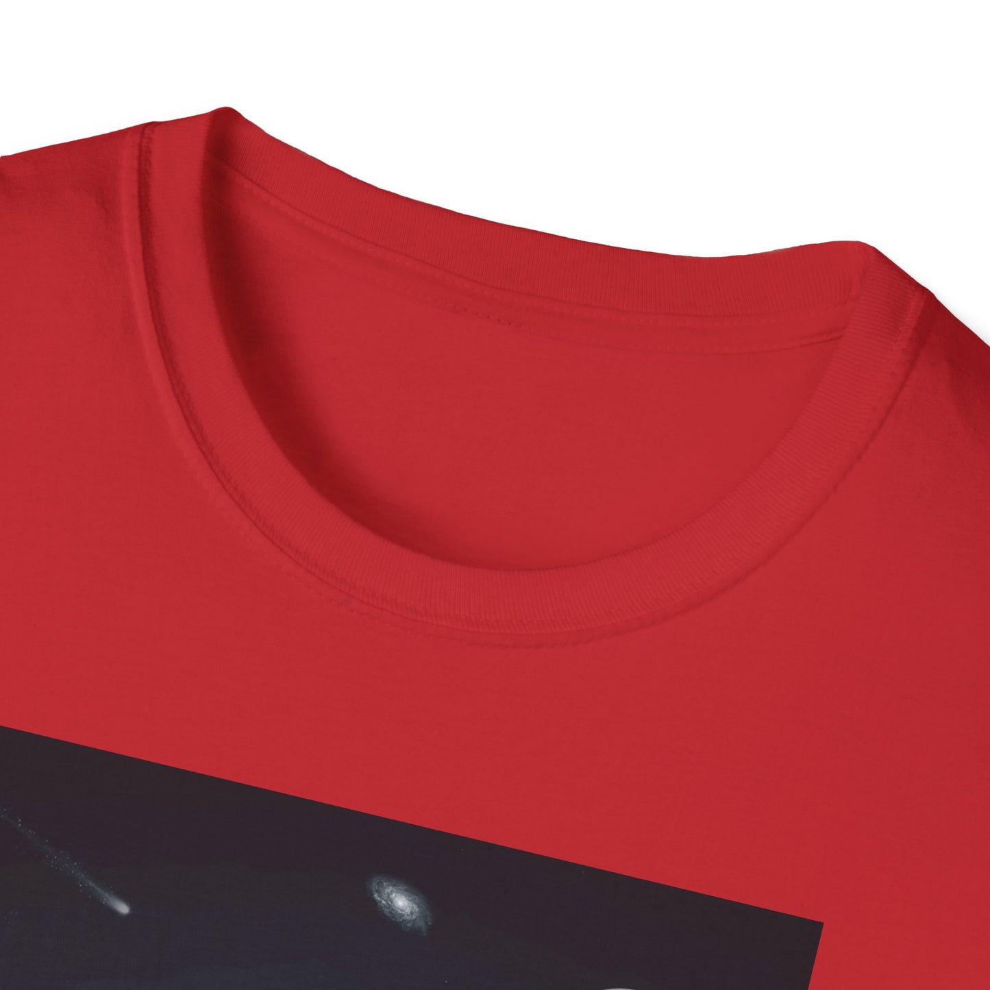 Cosmic Vibes Unisex T-Shirt - UFO & Moon Design, Relaxed Fit Tee for Space Lovers, Gift for Sci-Fi Fans, Casual Wear, Everyday Essentials, t-shirt, tshirt, png