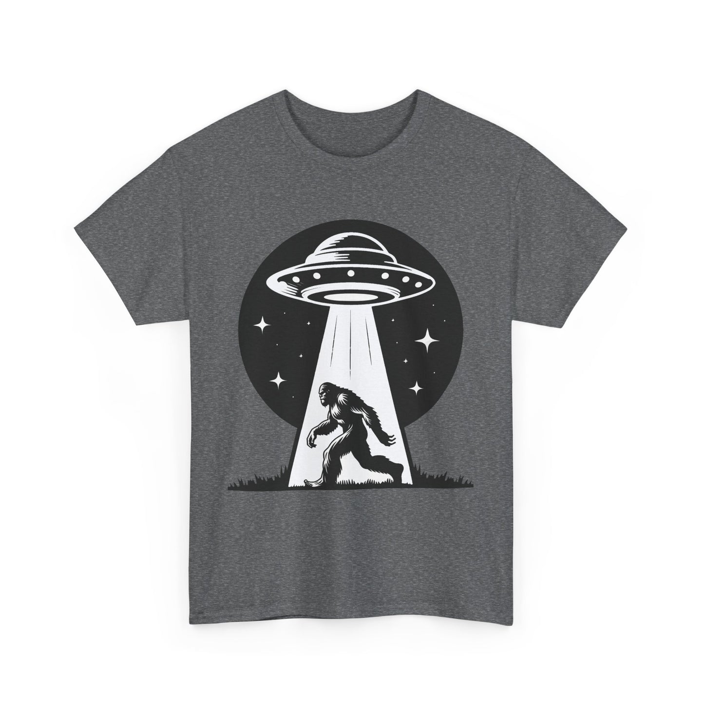 Bigfoot UFO Unisex Tee Graphic Design T-Shirt, GraphicTees, png, sublimation