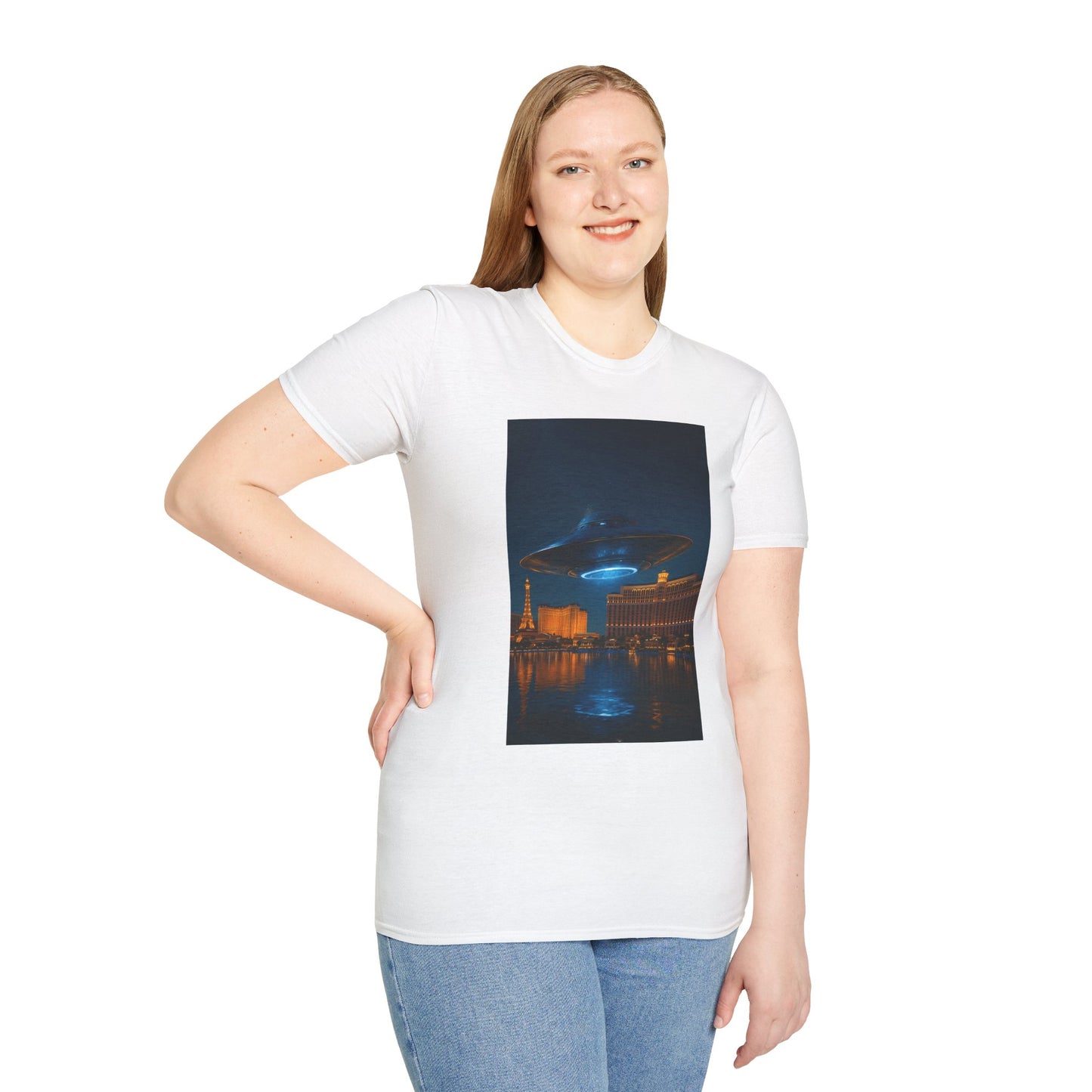 Mysterious UFO Over Vegas Unisex T-Shirt
