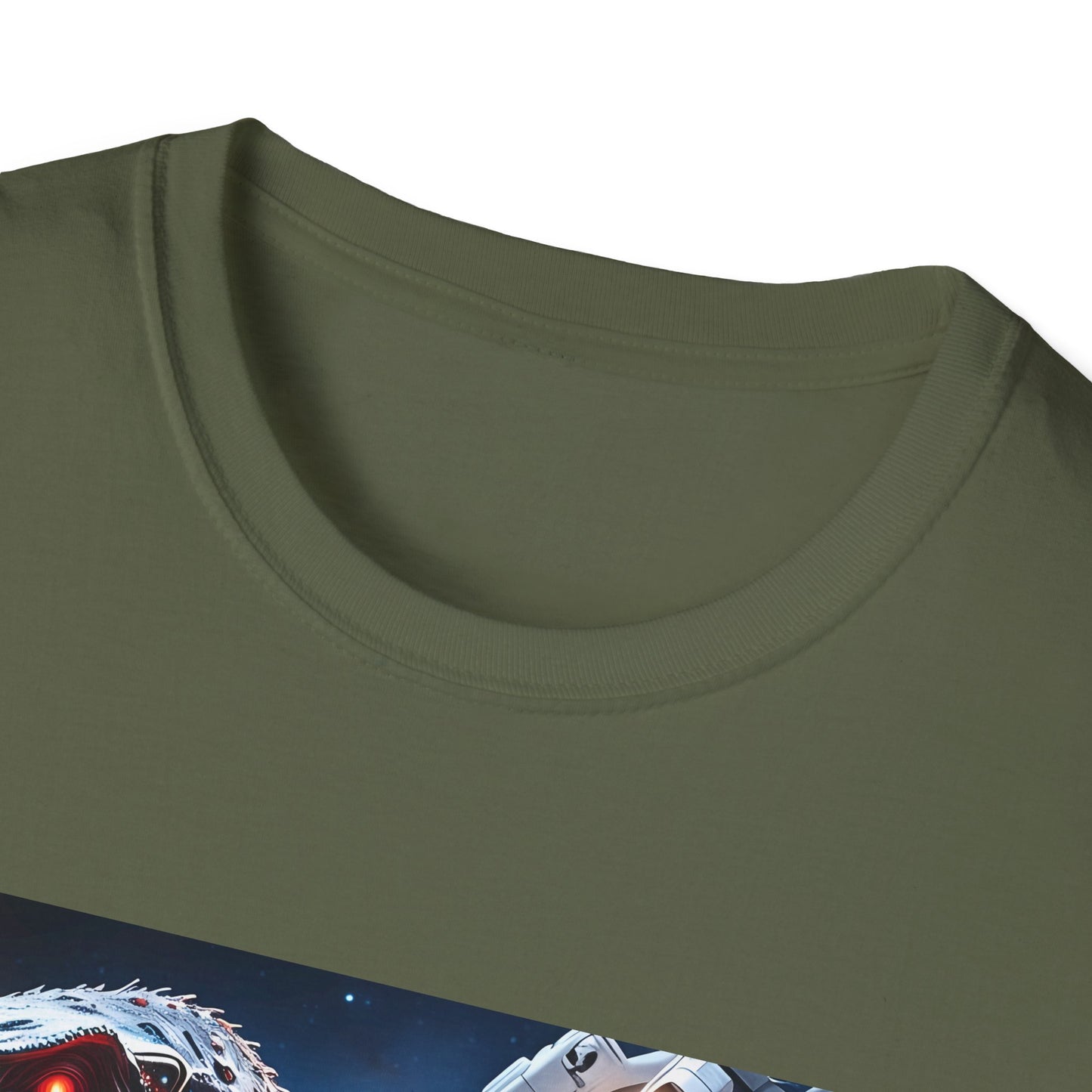 Space Dinosaur Unisex Softstyle T-Shirt, Fun Gift for Kids, Science Fiction Tee, Unique Graphic Shirt, Cool Outfit for Parties, t-shirt, tshirt, png