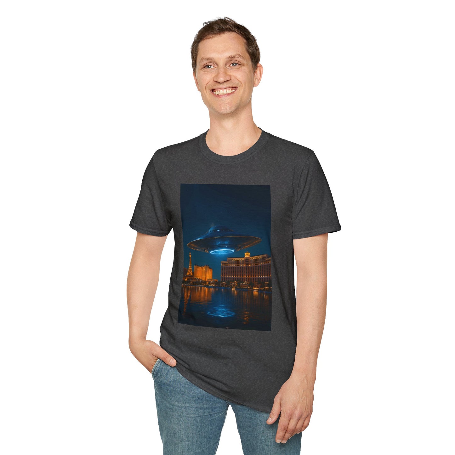 Mysterious UFO Over Vegas Unisex T-Shirt