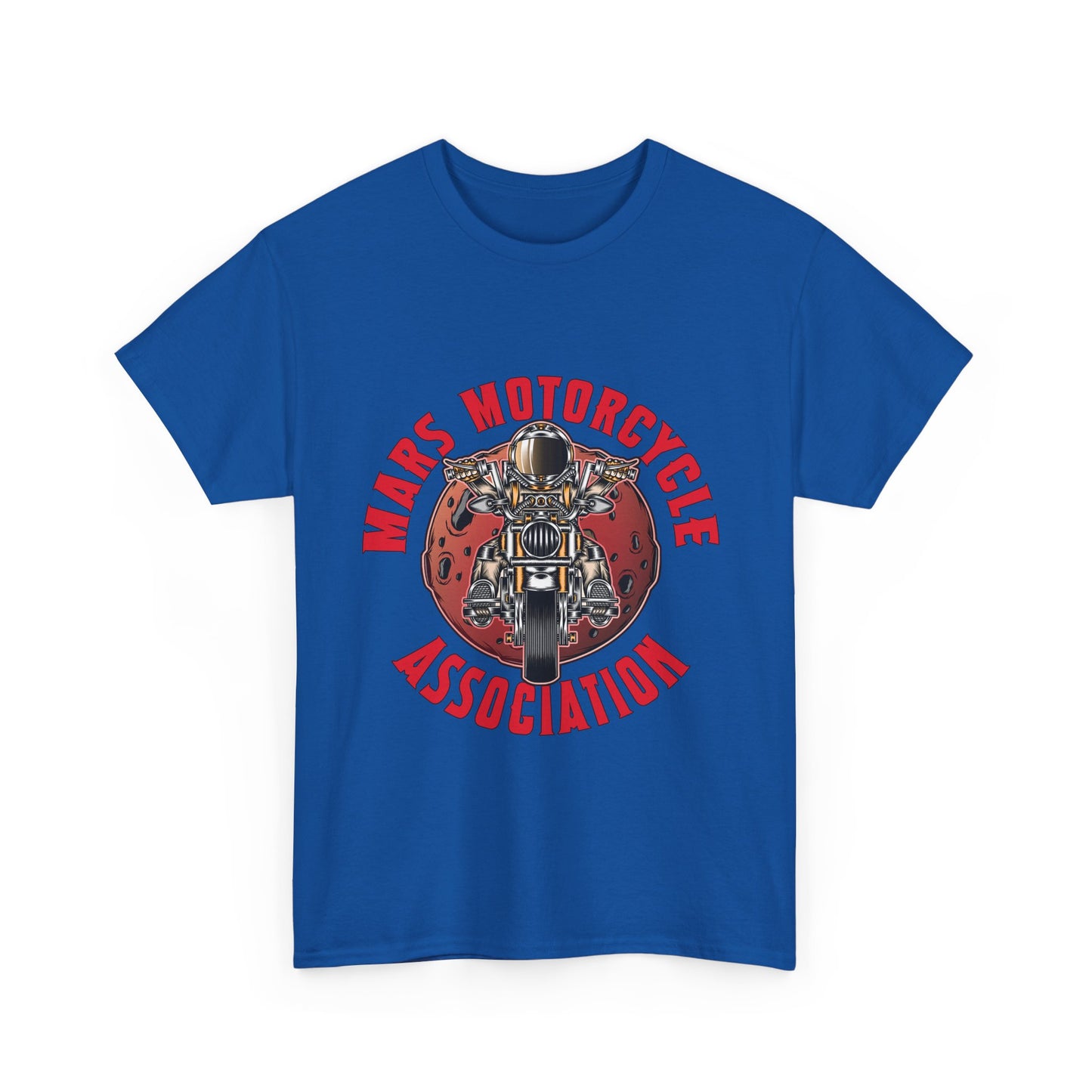 Mars Motorcycle Association Unisex Heavy Cotton Tee - Perfect Gift for Bikers