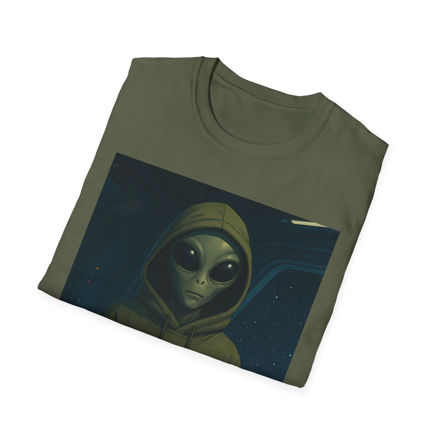 Humans Are Not Real, Alien Humor Unisex T-Shirt, Funny Graphic Tee, Space Lover Gift, Casual Wear, Gift for Nerds, Quirky Statement Shirt