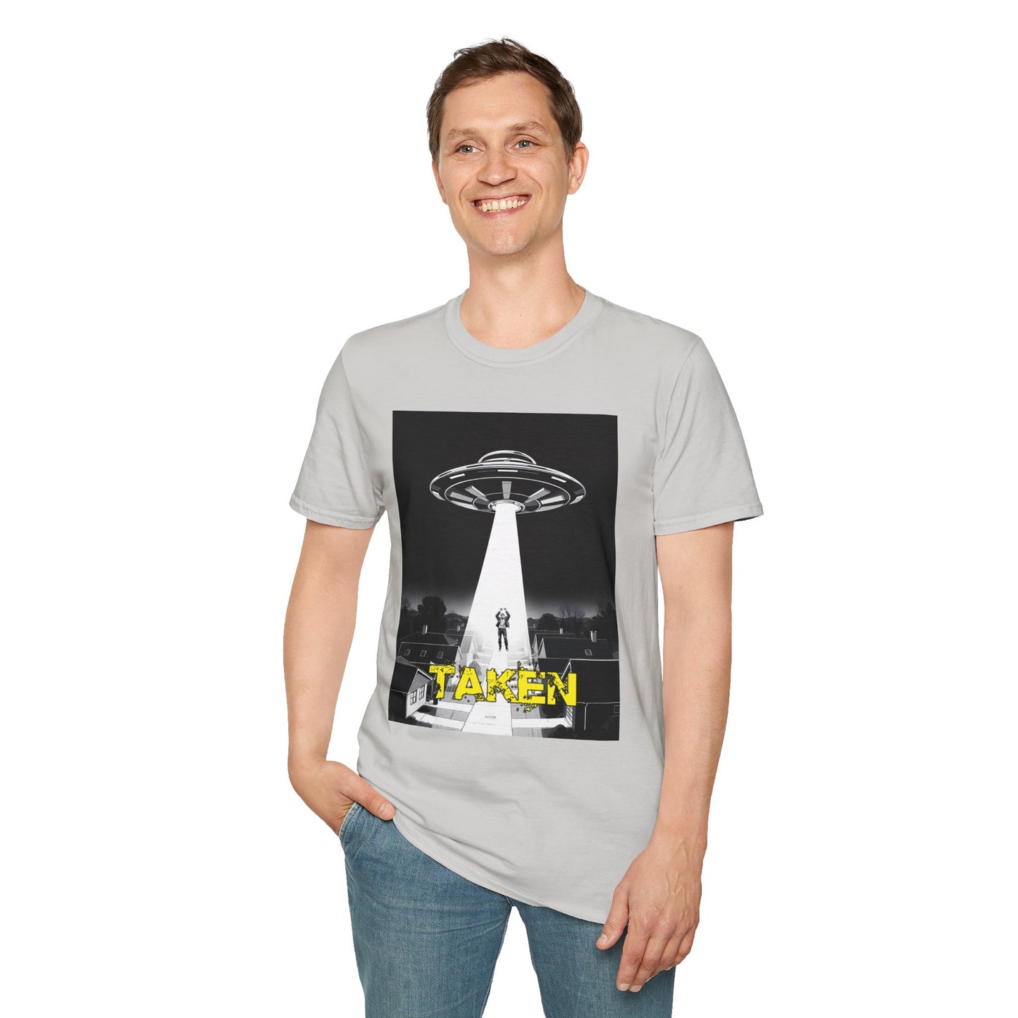 Taken 2, Alien Abduction, T-Shirt, UFO Lovers Tee, Sci-Fi Graphic, Unisex Casual Wear, Gift for Space Enthusiasts, graphic tees, t-shirts