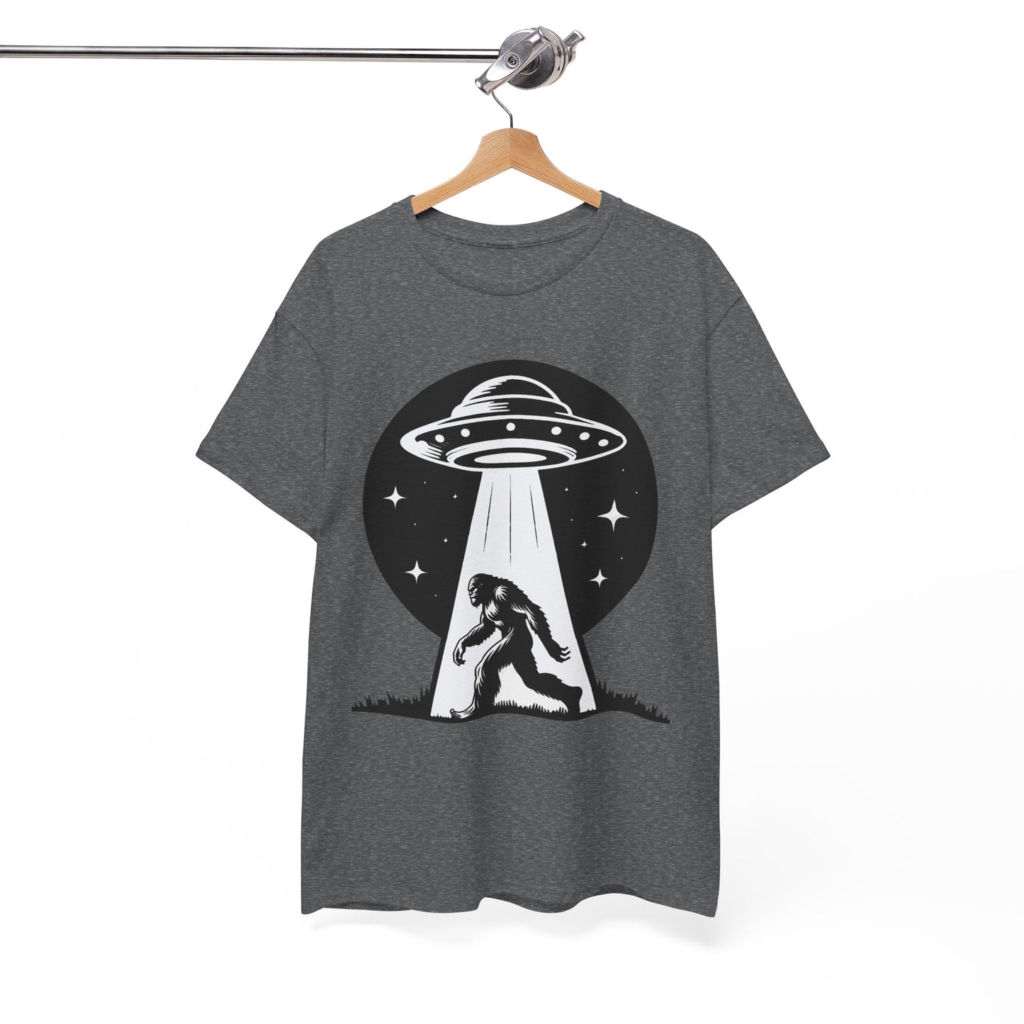 Bigfoot UFO Unisex Tee Graphic Design T-Shirt, GraphicTees, png, sublimation