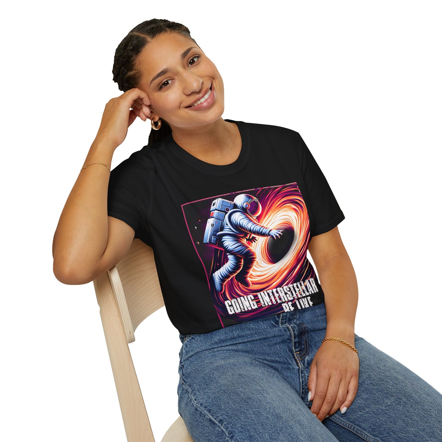 Interstellar BlackHole, Space Voyager Graphic Tee, Going Interstellar T-Shirt, Astronaut Shirt, Gift for Sci-Fi Lovers, Cool Casual Wear, t-shirts