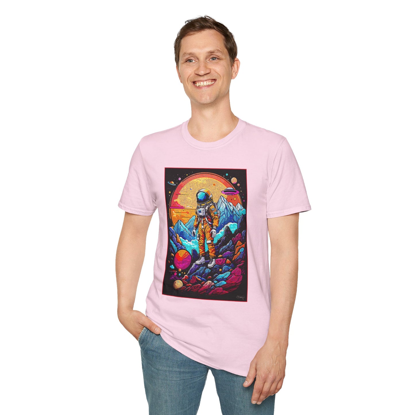 Astronaut Adventure T-Shirt | Cosmic Space Tee, Unisex Graphic Shirt, Gift for Space Lovers, Festival Wear, Outer Space Design