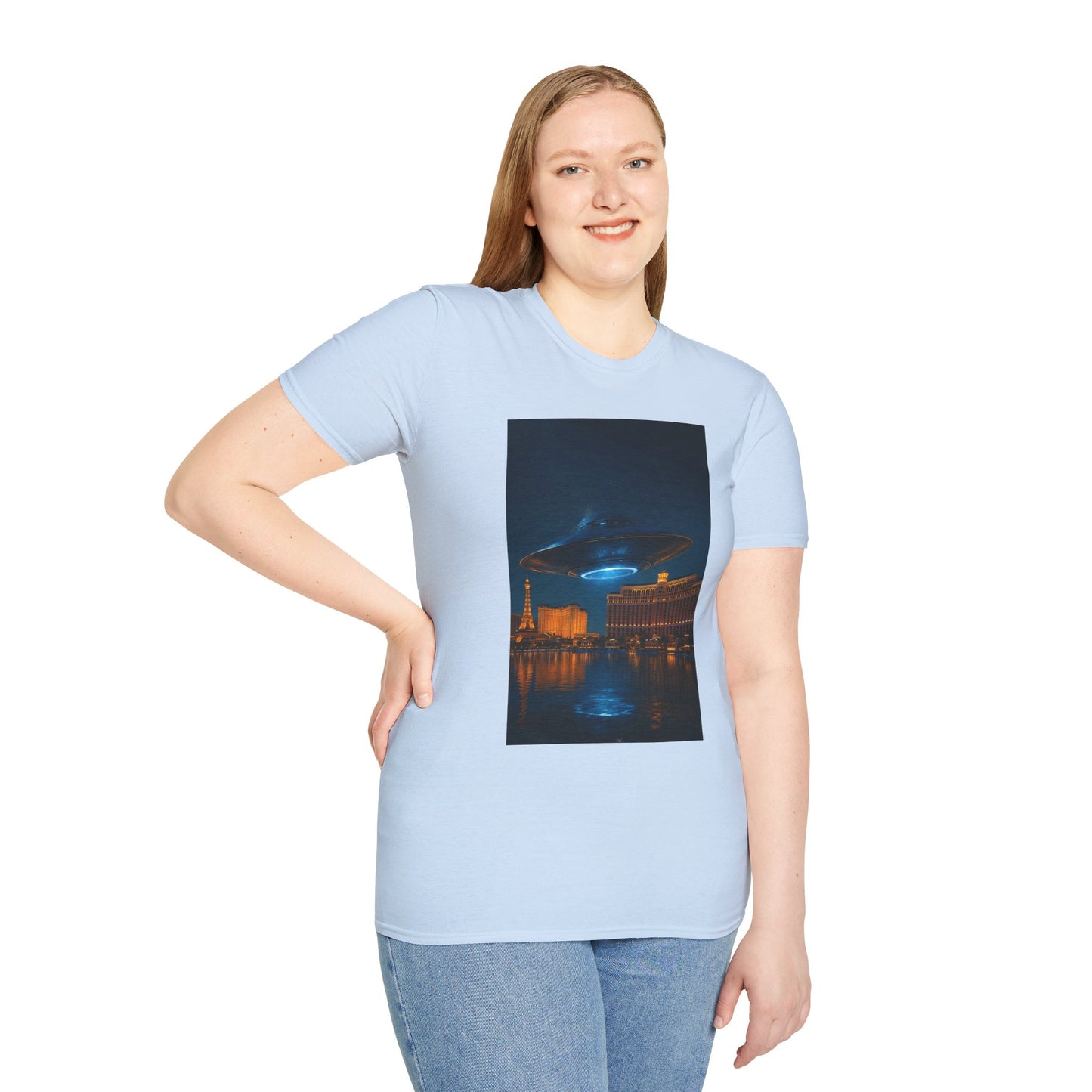 Mysterious UFO Over Vegas Unisex T-Shirt