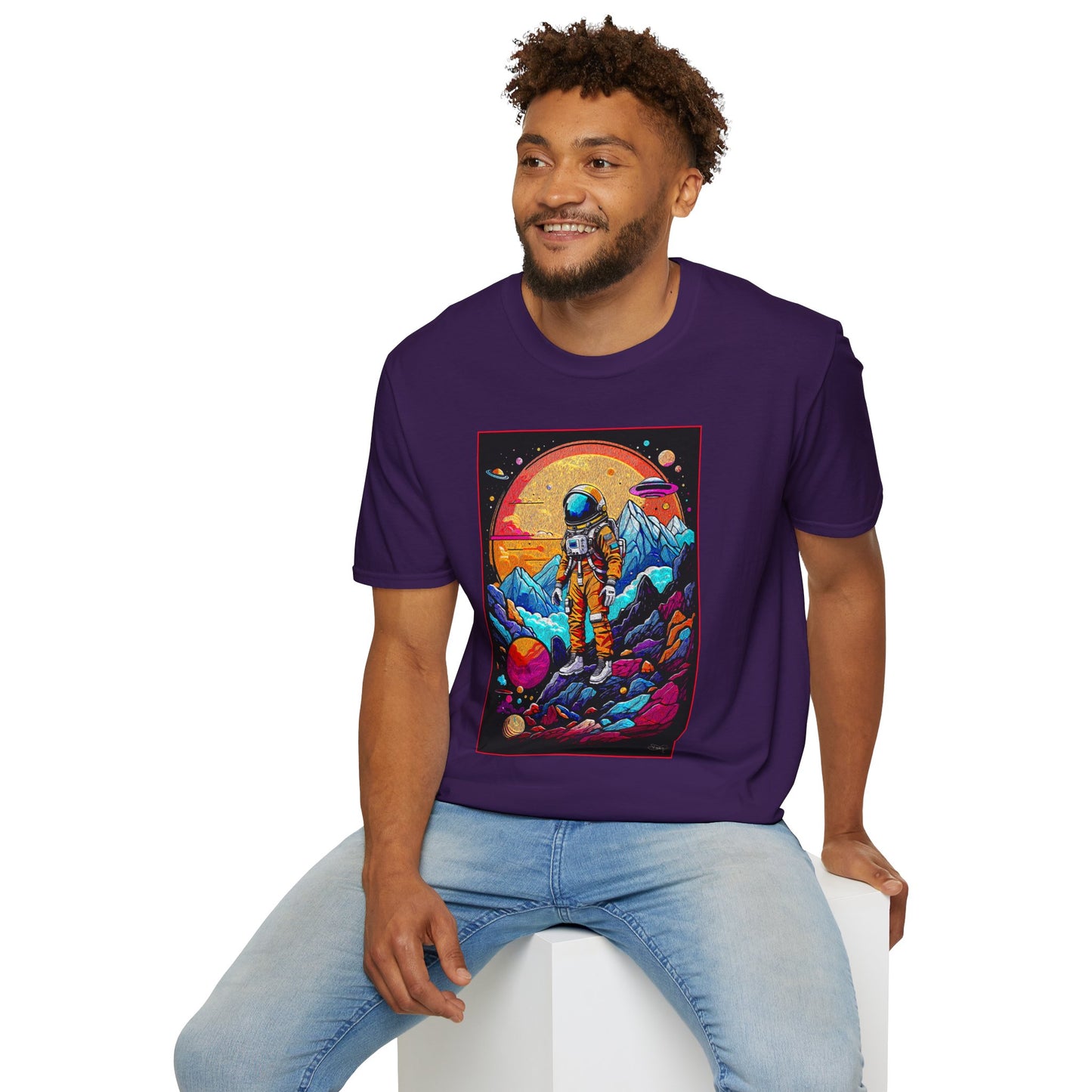 Astronaut Adventure T-Shirt | Cosmic Space Tee, Unisex Graphic Shirt, Gift for Space Lovers, Festival Wear, Outer Space Design