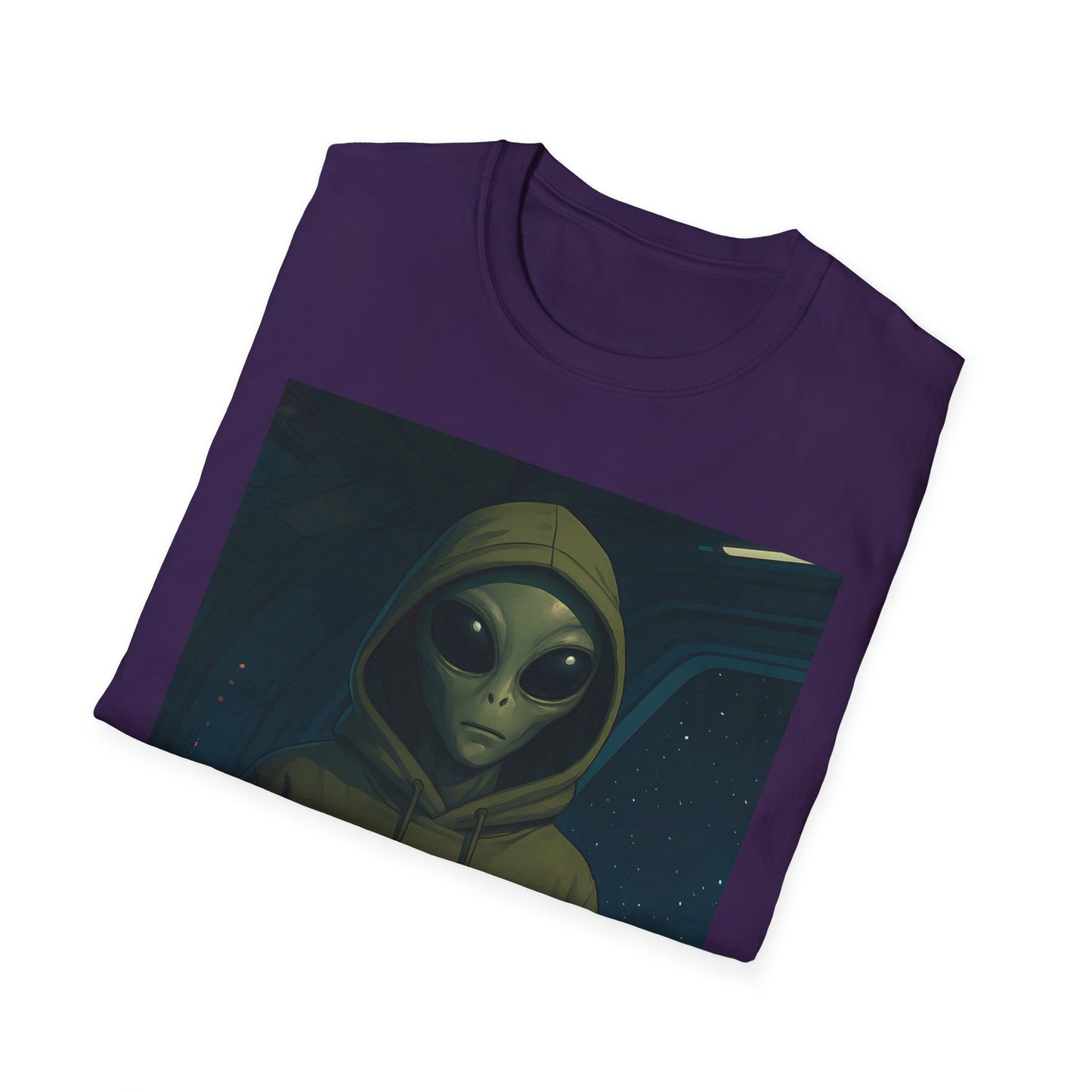 Humans Are Not Real, Alien Humor Unisex T-Shirt, Funny Graphic Tee, Space Lover Gift, Casual Wear, Gift for Nerds, Quirky Statement Shirt