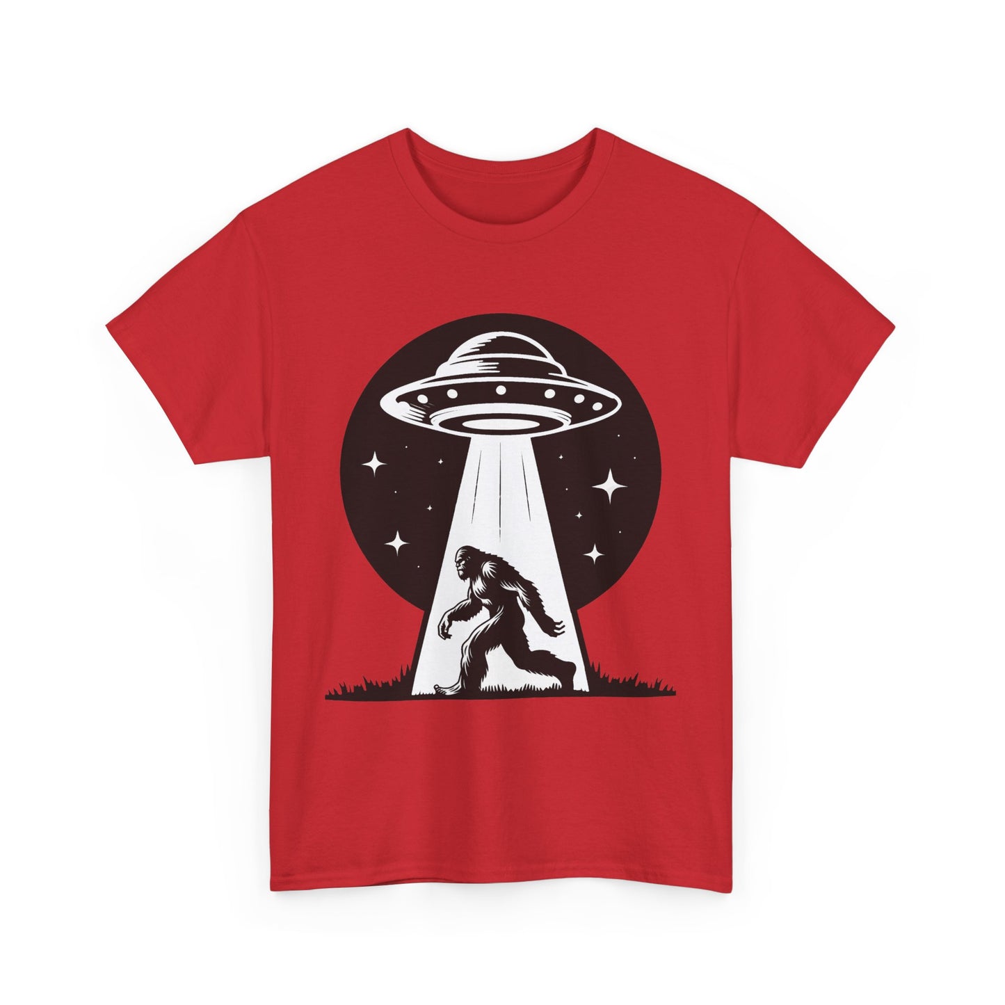 Bigfoot UFO Unisex Tee Graphic Design T-Shirt, GraphicTees, png, sublimation