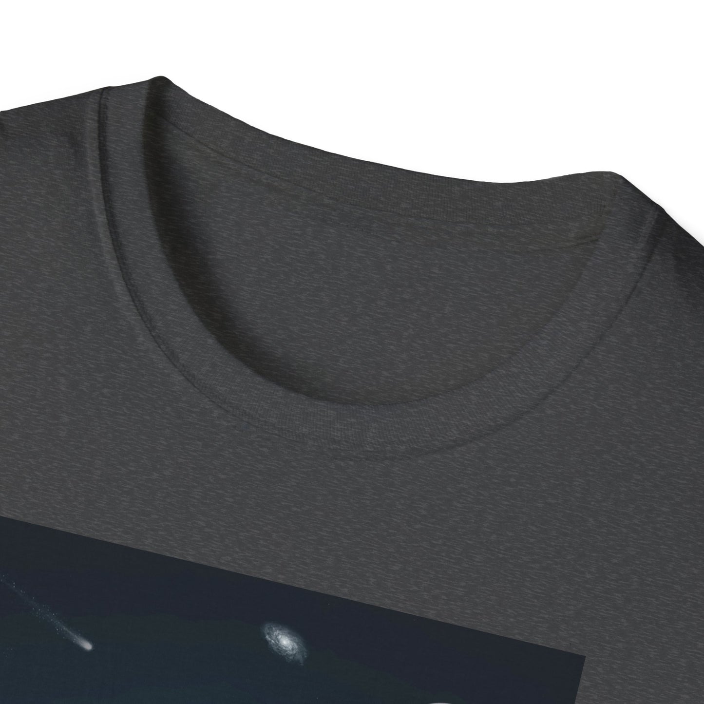 Cosmic Vibes Unisex T-Shirt - UFO & Moon Design, Relaxed Fit Tee for Space Lovers, Gift for Sci-Fi Fans, Casual Wear, Everyday Essentials, t-shirt, tshirt, png