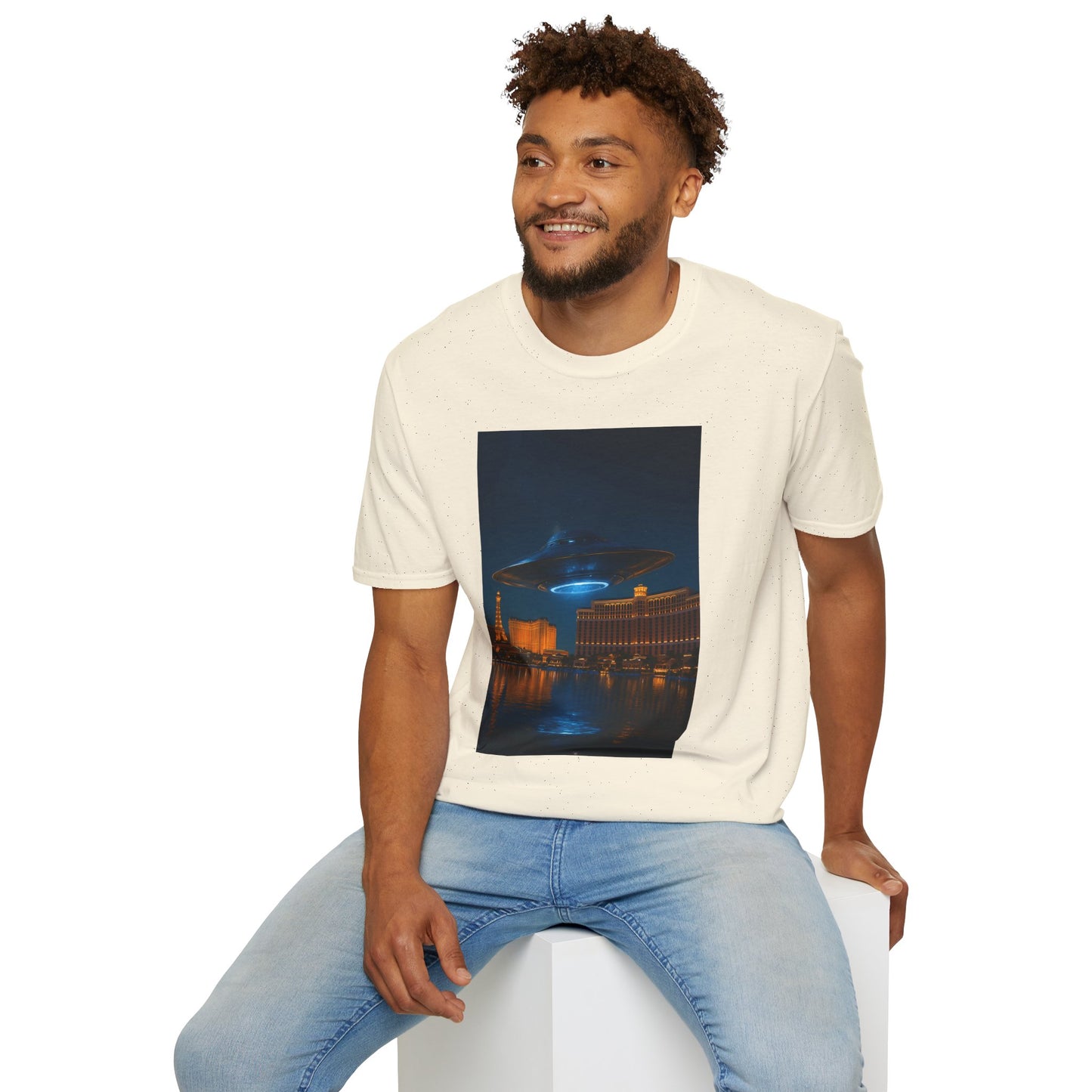 Mysterious UFO Over Vegas Unisex T-Shirt