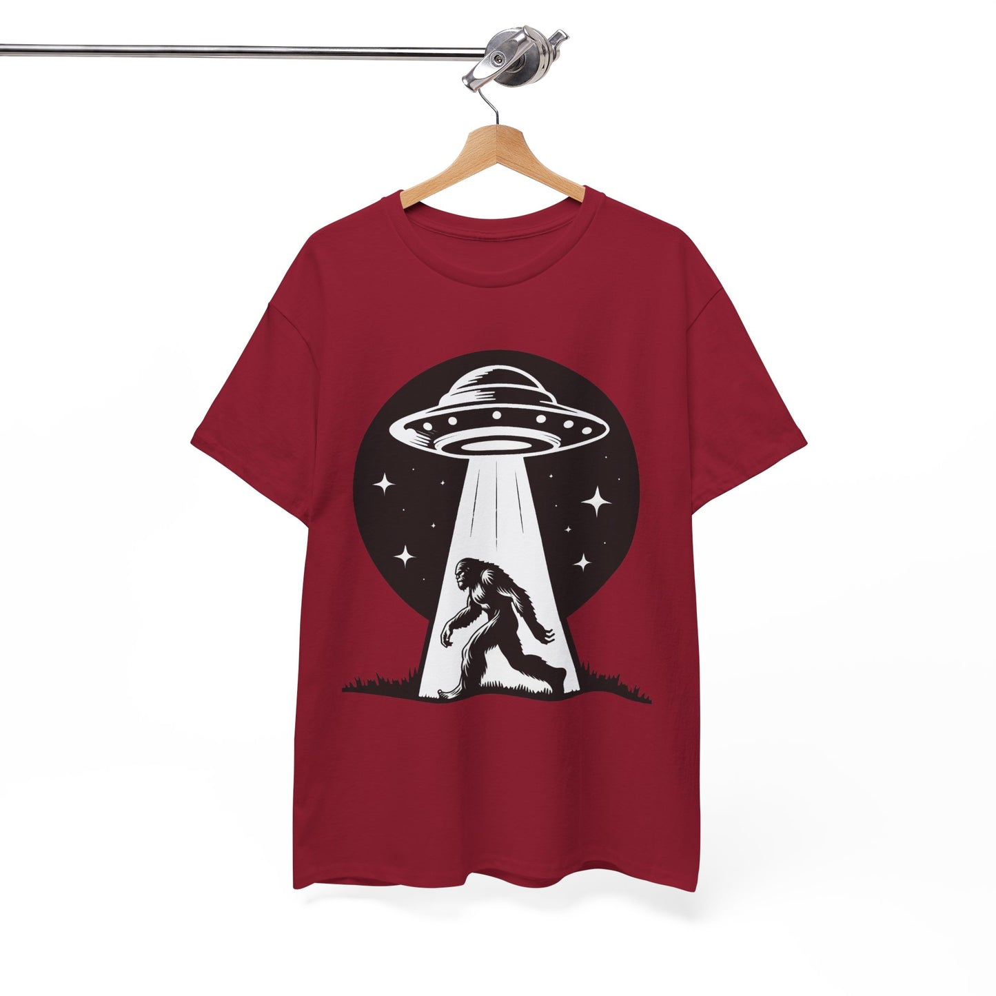 Bigfoot UFO Unisex Tee Graphic Design T-Shirt, GraphicTees, png, sublimation