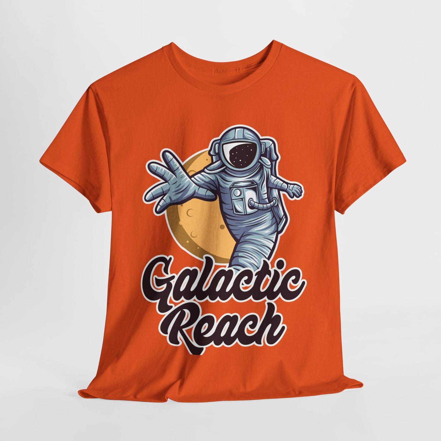 Galactic Reach, Astronaut, Unisex Heavy Cotton Tee, Express Delivery available, graphic design, png