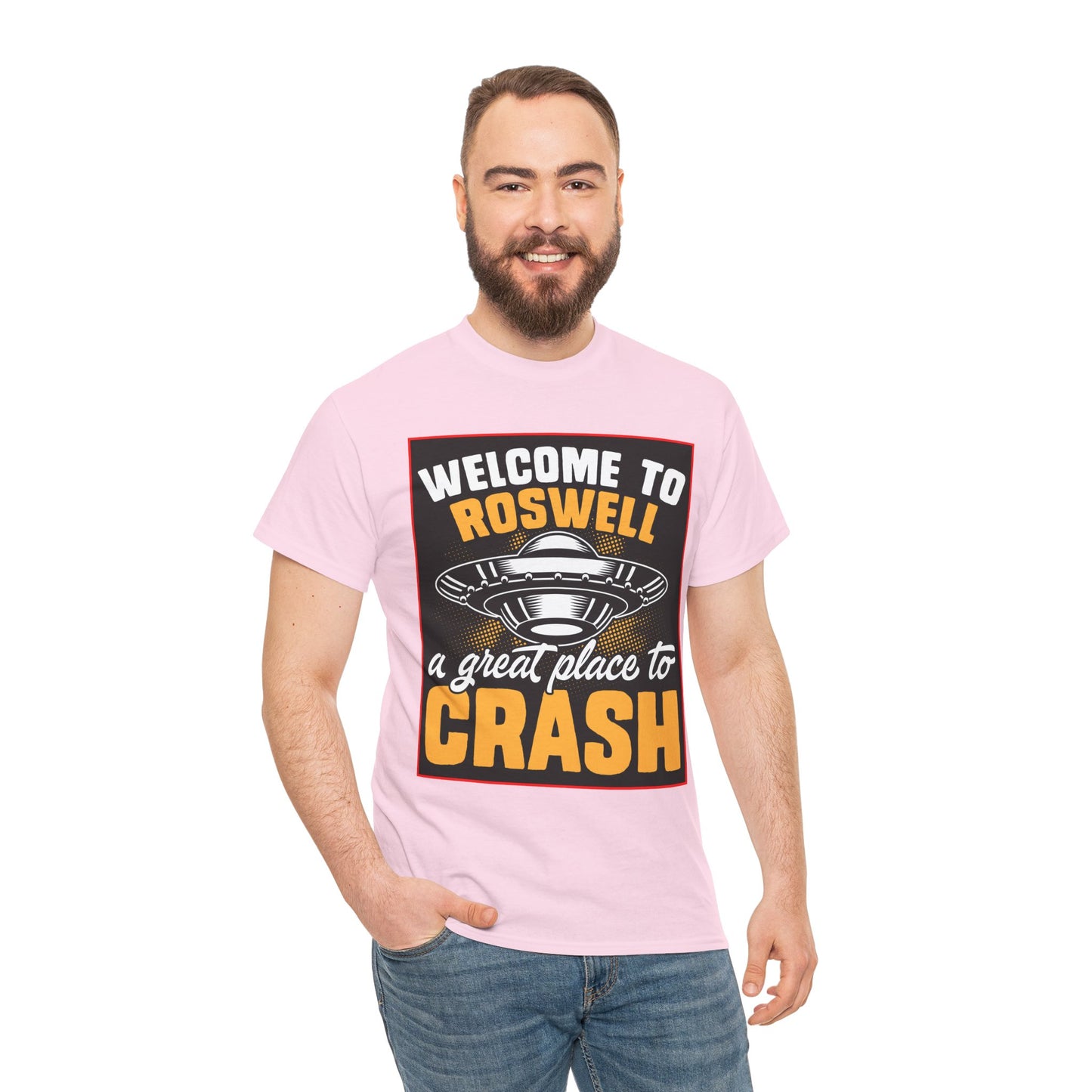 Roswell, UFO, Unisex Heavy Cotton Tee, graphic design, png, t-shirts, t-shirt, tshirts