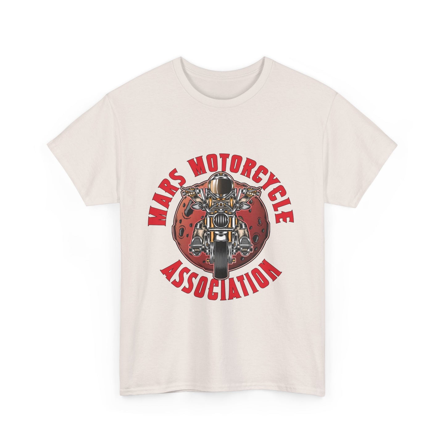 Mars Motorcycle Association Unisex Heavy Cotton Tee - Perfect Gift for Bikers