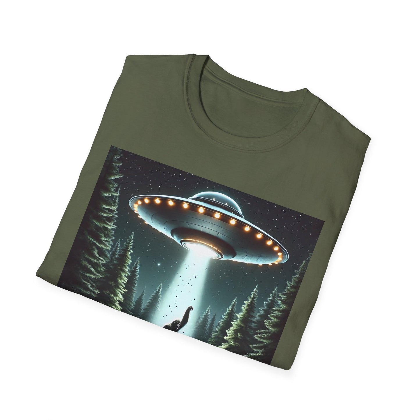 Funny UFO Abduction Unisex T-Shirt, Alien Theme Tee, Gift for Sci-Fi Lovers, Cool Graphic Shirt, Quirky Apparel, Unique Vintage Style