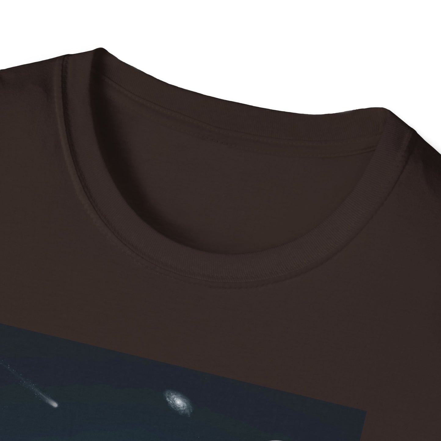 Cosmic Vibes Unisex T-Shirt - UFO & Moon Design, Relaxed Fit Tee for Space Lovers, Gift for Sci-Fi Fans, Casual Wear, Everyday Essentials, t-shirt, tshirt, png
