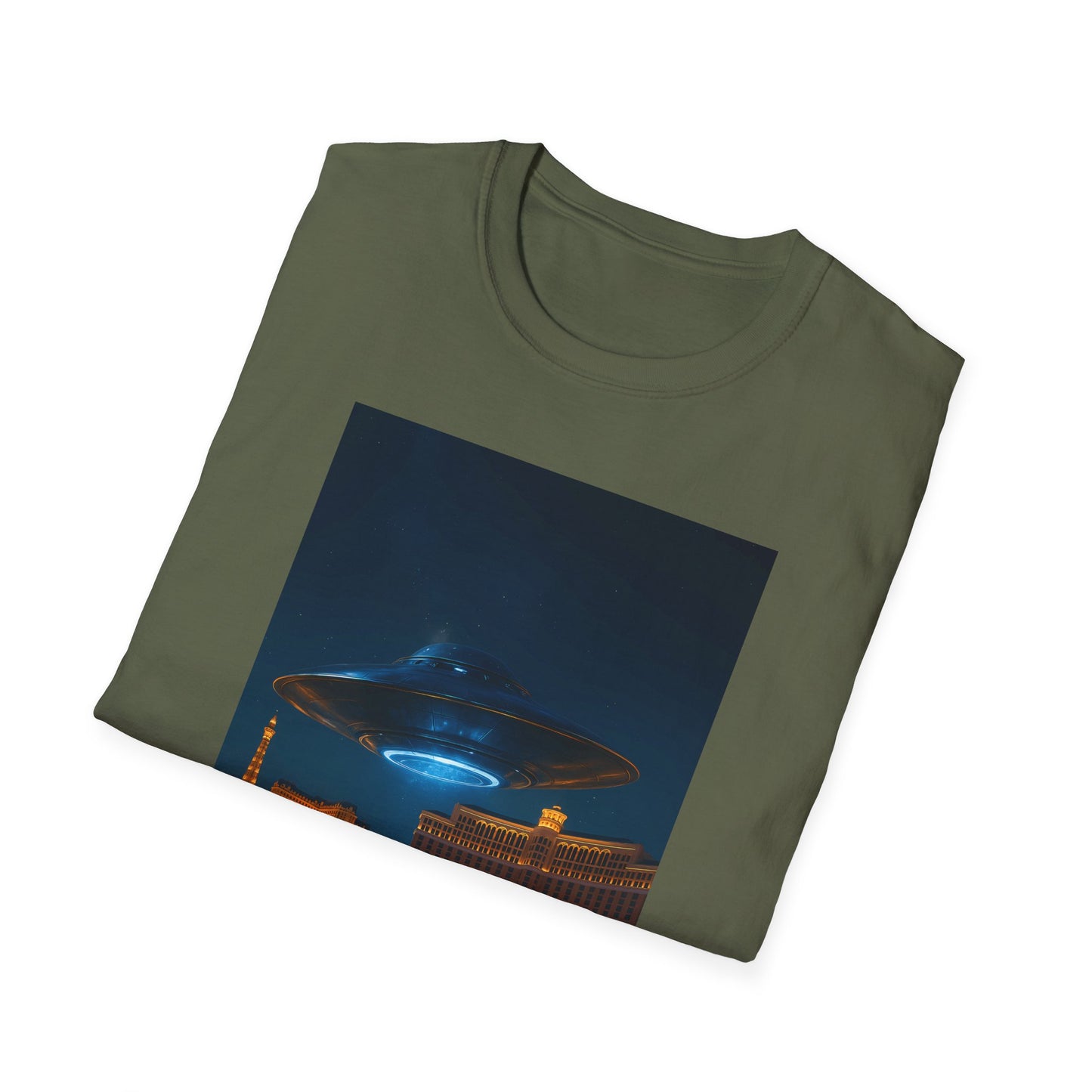 Mysterious UFO Over Vegas Unisex T-Shirt