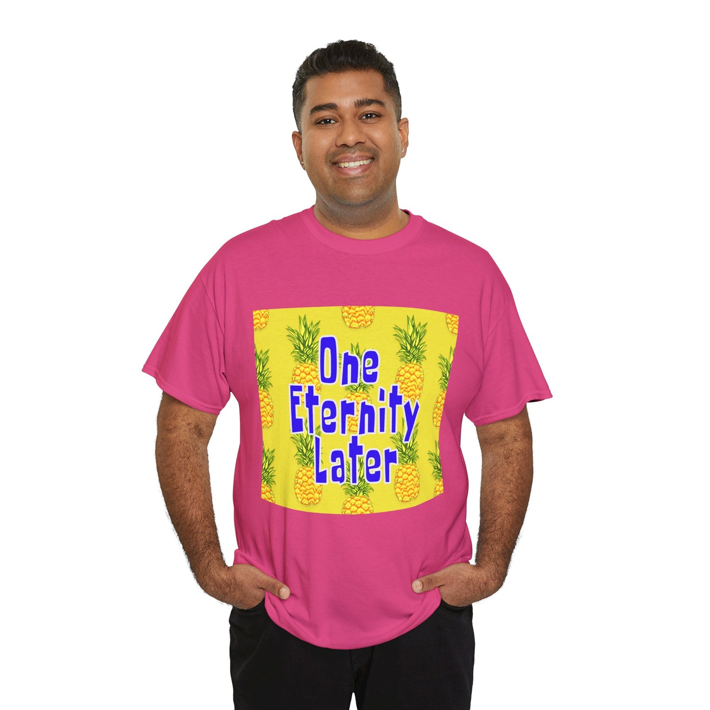 One Eternity Later, Unisex Heavy Cotton Tee, SpongeBob, cartoons, t-shirt, t-shirts, tshirt, png, funny, kids, GraphicTees