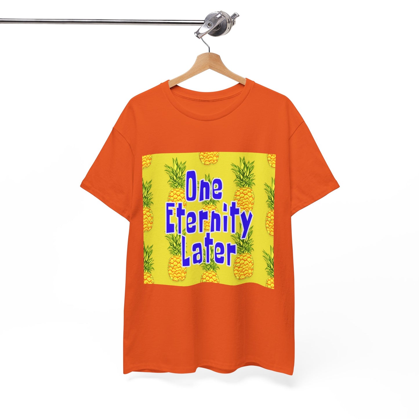One Eternity Later, Unisex Heavy Cotton Tee, SpongeBob, cartoons, t-shirt, t-shirts, tshirt, png, funny, kids, GraphicTees