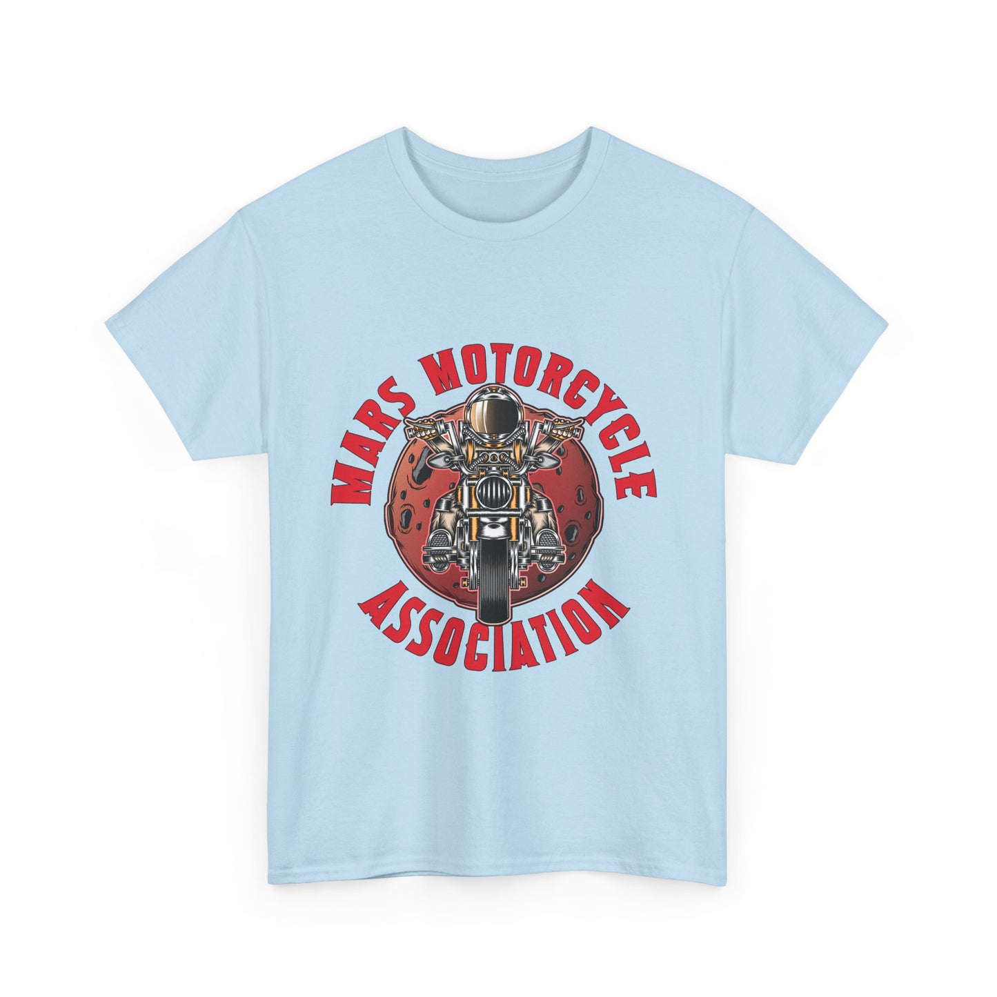 Mars Motorcycle Association Unisex Heavy Cotton Tee - Perfect Gift for Bikers