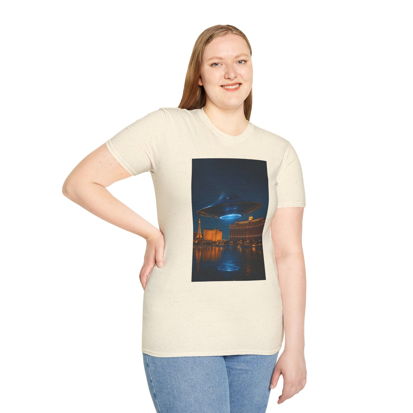 Mysterious UFO Over Vegas Unisex T-Shirt
