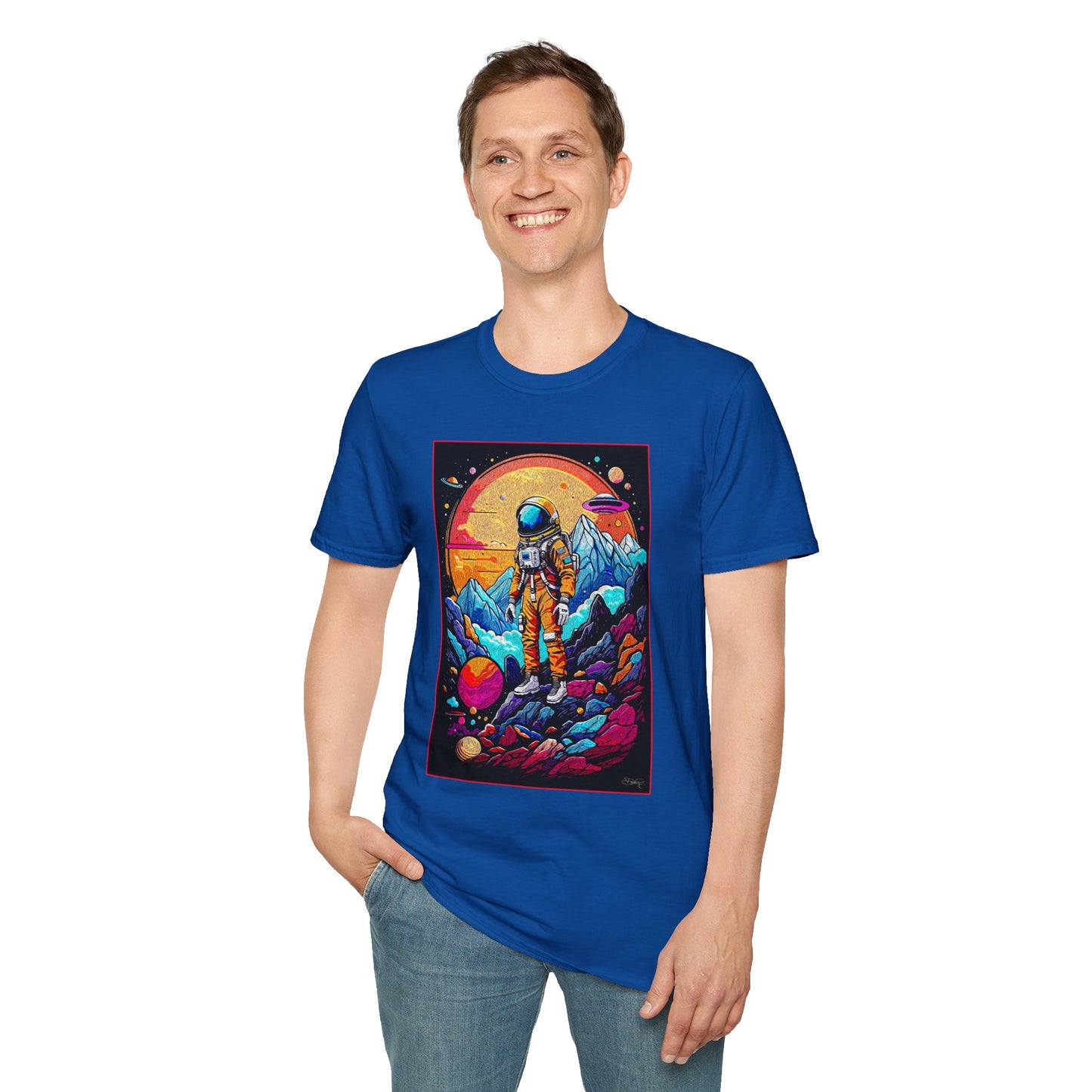 Astronaut Adventure T-Shirt | Cosmic Space Tee, Unisex Graphic Shirt, Gift for Space Lovers, Festival Wear, Outer Space Design