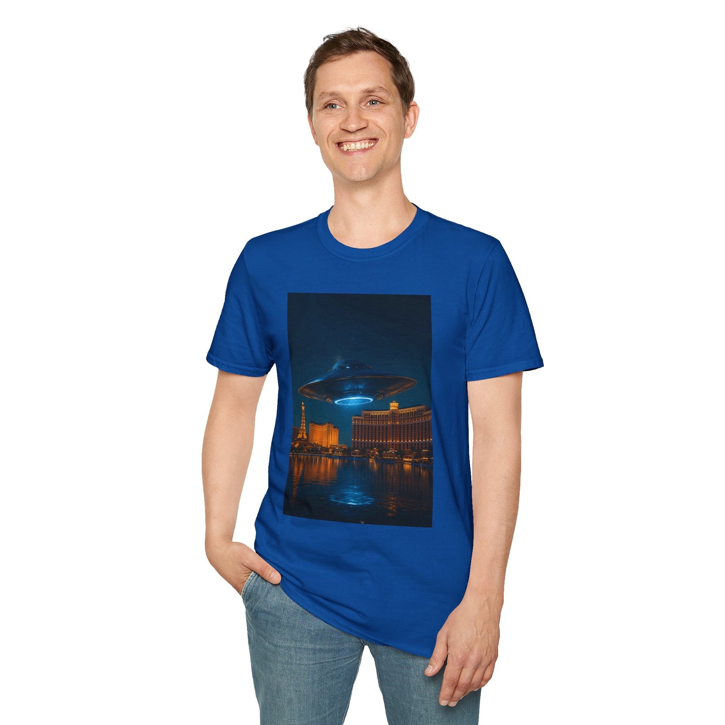 Mysterious UFO Over Vegas Unisex T-Shirt