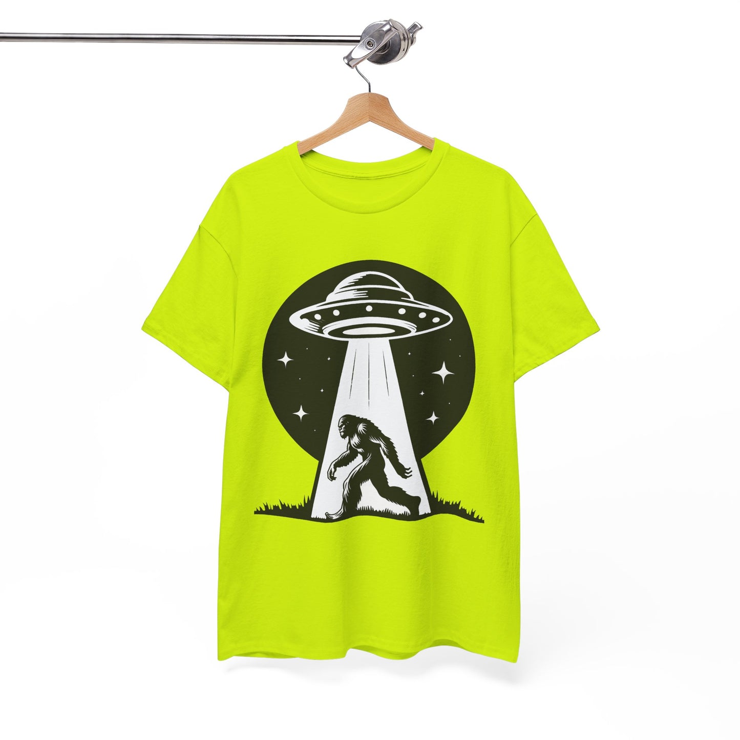 Bigfoot UFO Unisex Tee Graphic Design T-Shirt, GraphicTees, png, sublimation