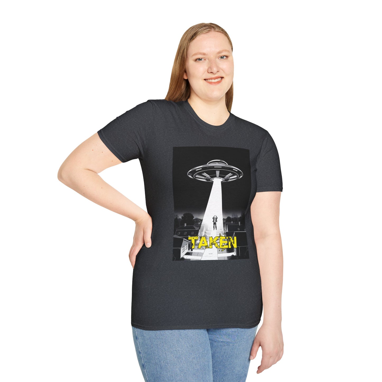 Taken 2, Alien Abduction, T-Shirt, UFO Lovers Tee, Sci-Fi Graphic, Unisex Casual Wear, Gift for Space Enthusiasts, graphic tees, t-shirts