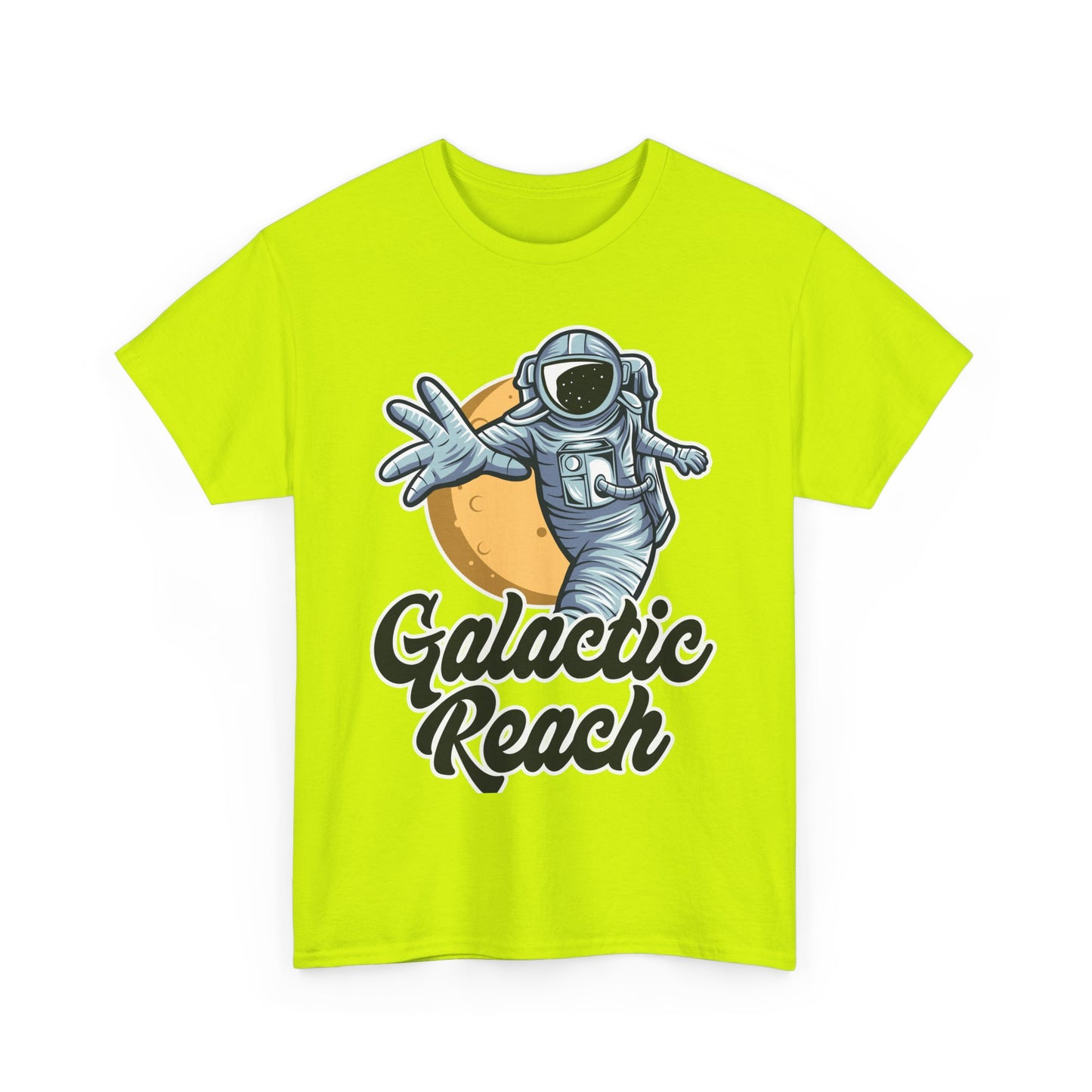 Galactic Reach, Astronaut, Unisex Heavy Cotton Tee, Express Delivery available, graphic design, png