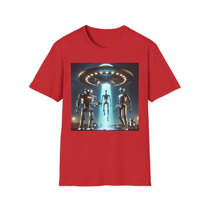 Retro Sci-Fi Unisex T-Shirt, Alien Design Shirt, Gift for Space Lovers, Cool Graphic Tee, Perfect for Sci-Fi Fans, Casual Wear
