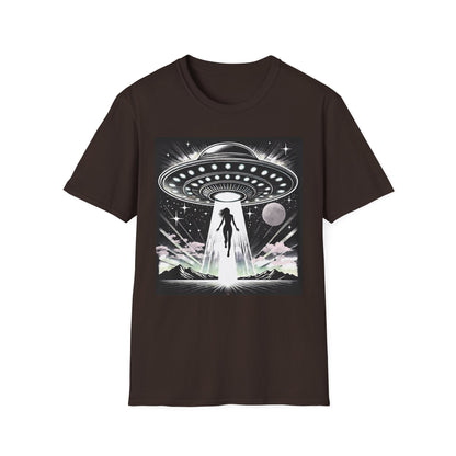 Cosmic Alien Abduction T-Shirt, Retro UFO Shirt, t-shirts, tshirts, Space Enthusiast Apparel, Graphic Tee, Gift for Sci-Fi Lovers, tees, png