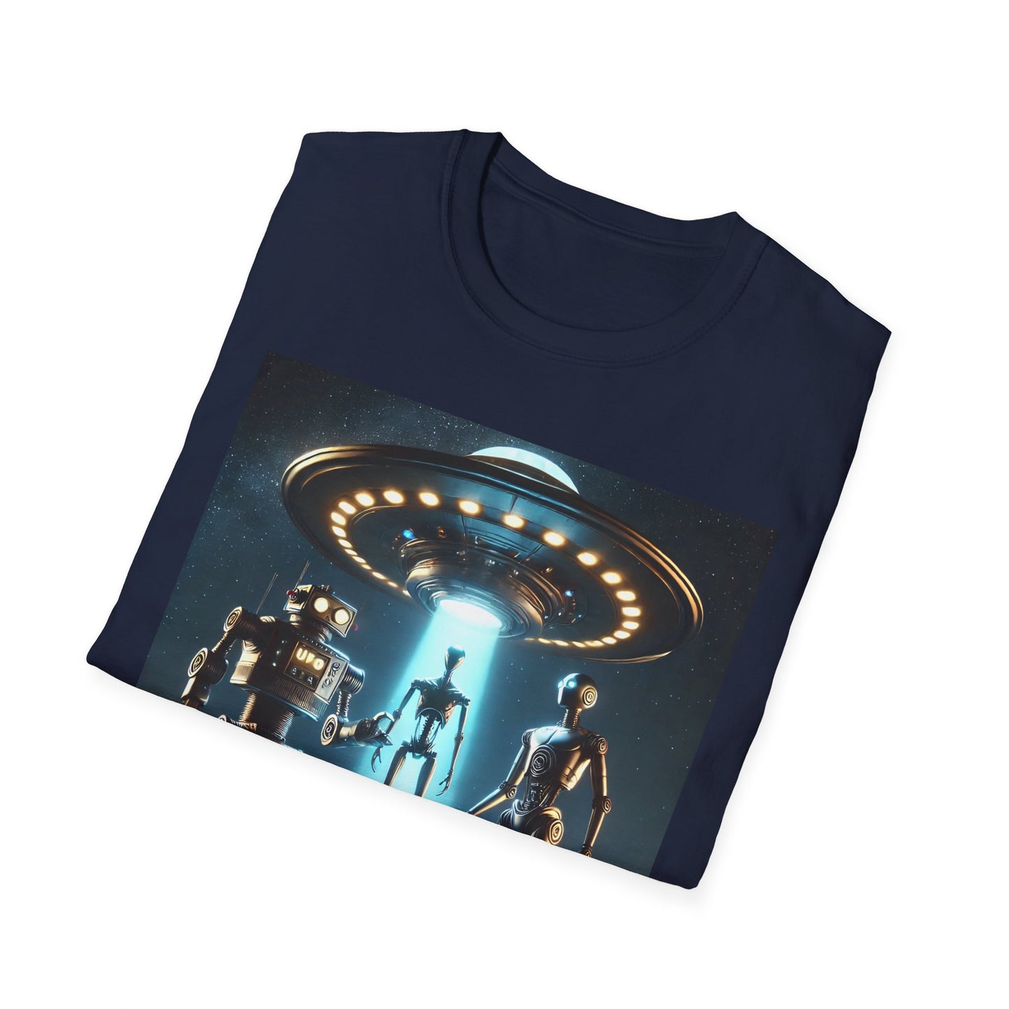 Retro Sci-Fi Unisex T-Shirt, Alien Design Shirt, Gift for Space Lovers, Cool Graphic Tee, Perfect for Sci-Fi Fans, Casual Wear