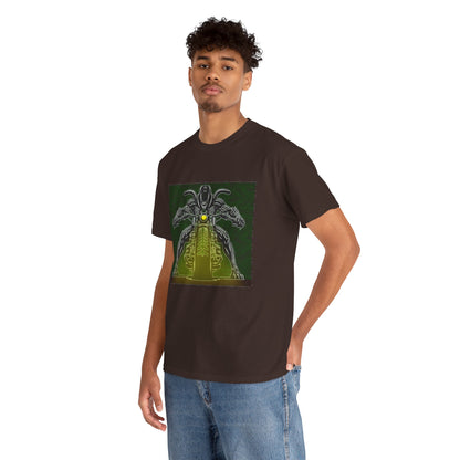 Alien Biker Neon Sci‑Fi Motorcycle T-Shirt