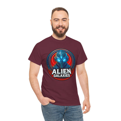 Alien Galaxies T-Shirt — Sci‑Fi Alien Emblem Tee, unisex, t-shirt, png, graphic design