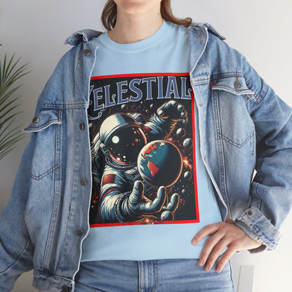 Celestial Astronaut Tee - Unisex Vintage Space Graphic T-Shirt, png, t-shirt, tshirts