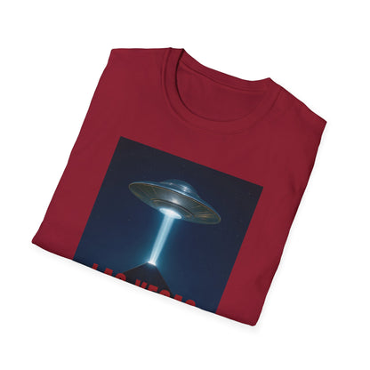 Luxor UFO, Las Vegas UFO Unisex Softstyle T-Shirt - Retro Nevada Design, graphic design, t-shirts, tshirts, tees, GraphicTees, png