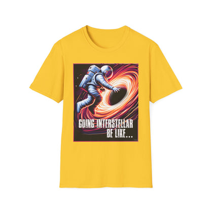 Interstellar BlackHole, Space Voyager Graphic Tee, Going Interstellar T-Shirt, Astronaut Shirt, Gift for Sci-Fi Lovers, Cool Casual Wear, t-shirts