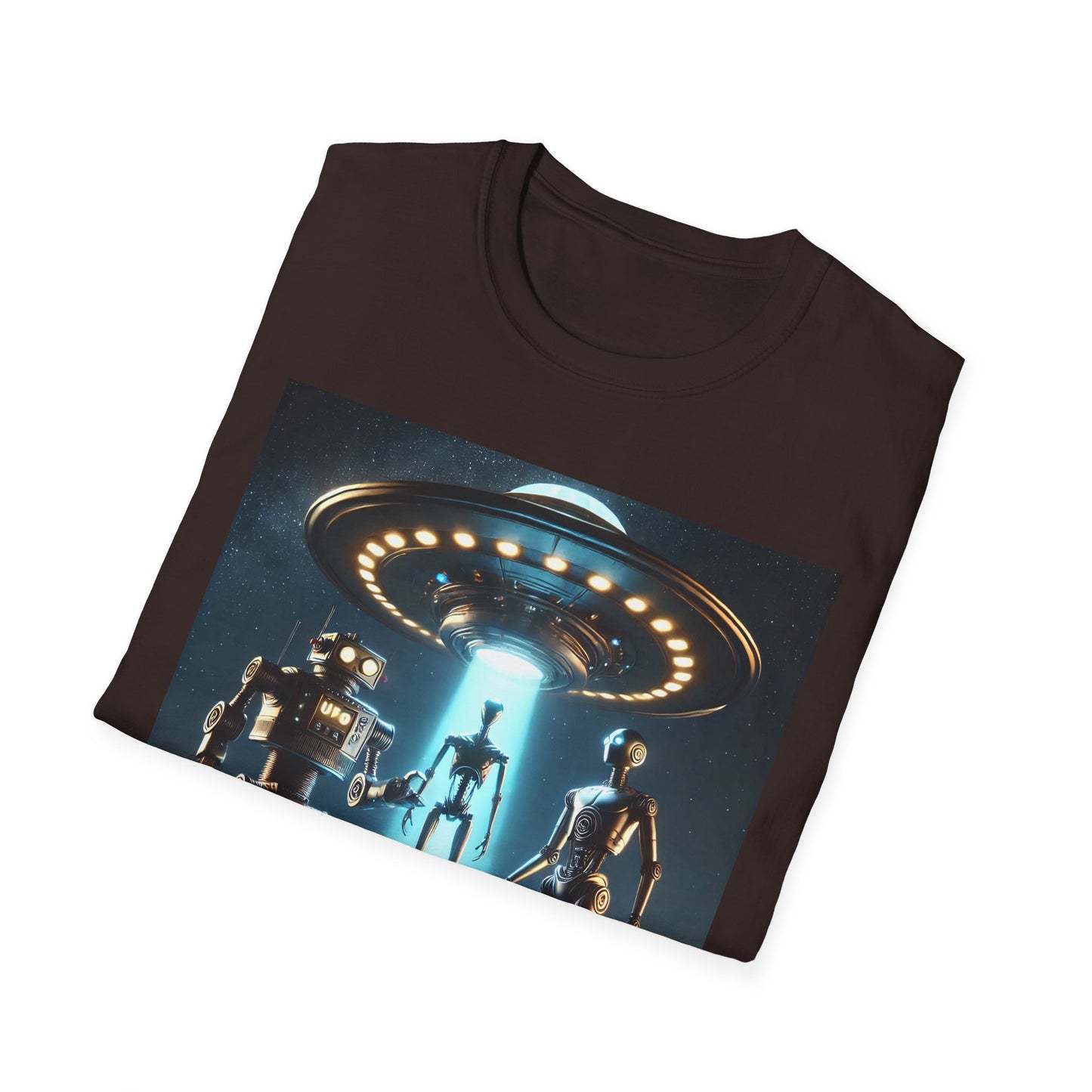 Retro Sci-Fi Unisex T-Shirt, Alien Design Shirt, Gift for Space Lovers, Cool Graphic Tee, Perfect for Sci-Fi Fans, Casual Wear