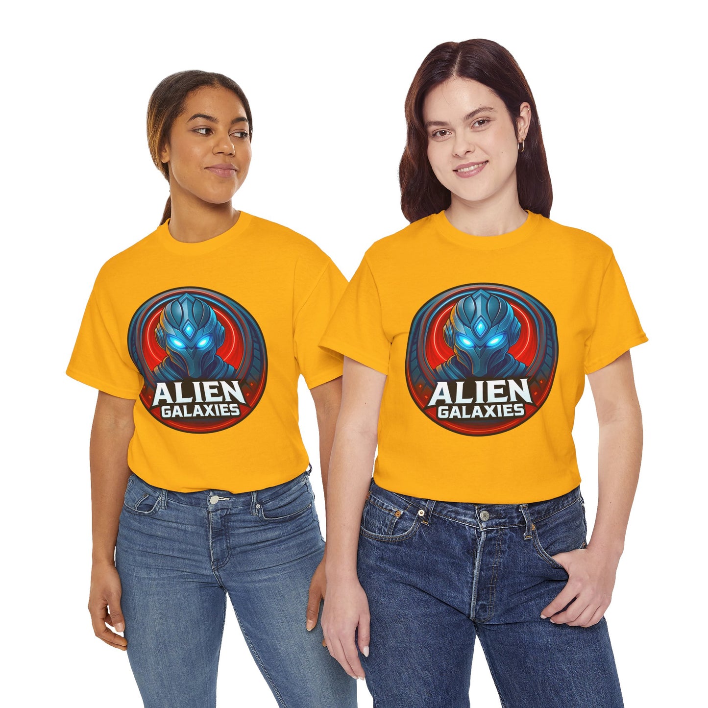 Alien Galaxies T-Shirt — Sci‑Fi Alien Emblem Tee
