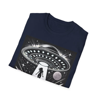 Cosmic Alien Abduction T-Shirt, Retro UFO Shirt, t-shirts, tshirts, Space Enthusiast Apparel, Graphic Tee, Gift for Sci-Fi Lovers, tees, png